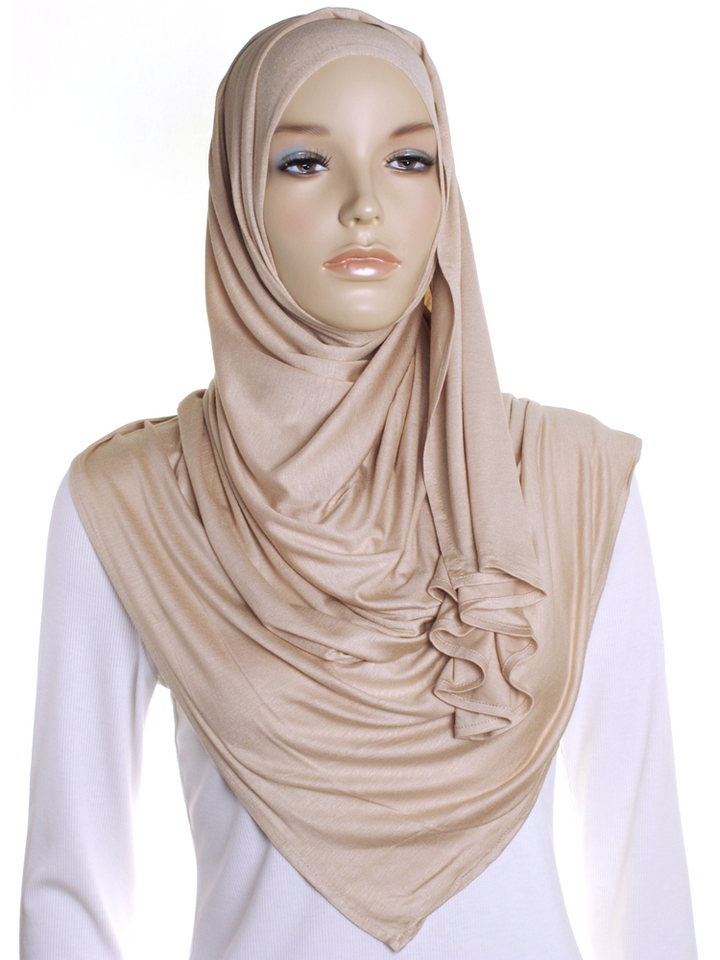 Buttermilk Premium Cotton Jersey Hijab