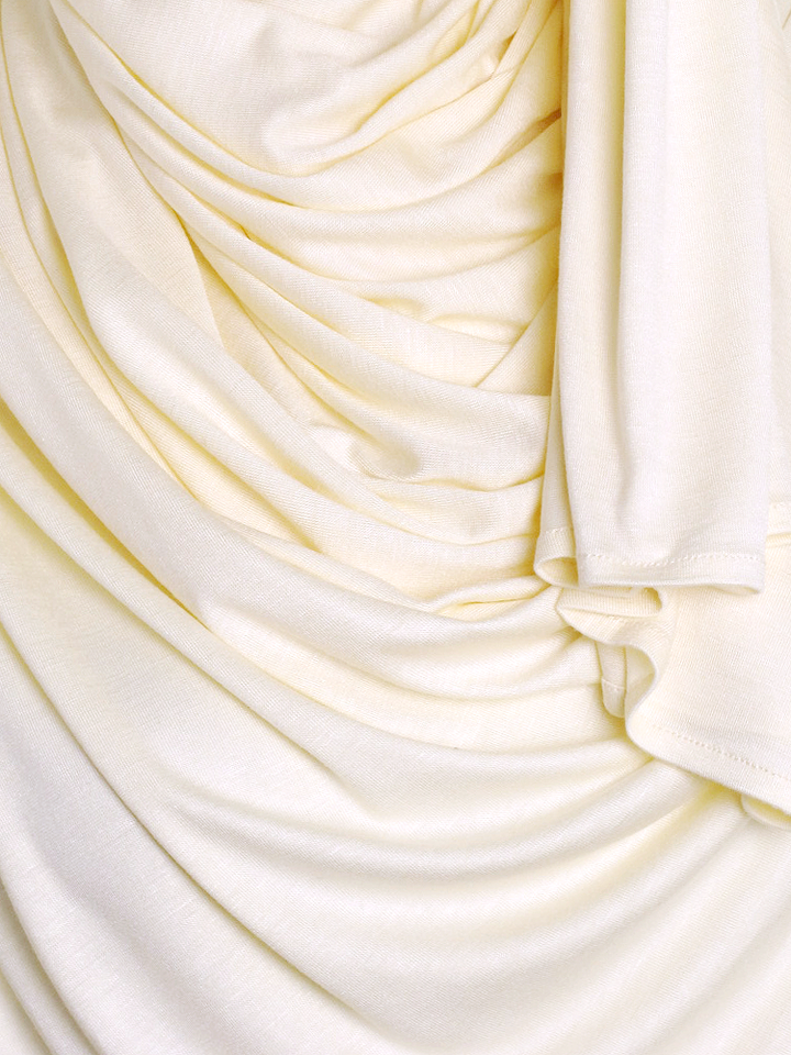 Dark Cream Premium Cotton Jersey Hijab