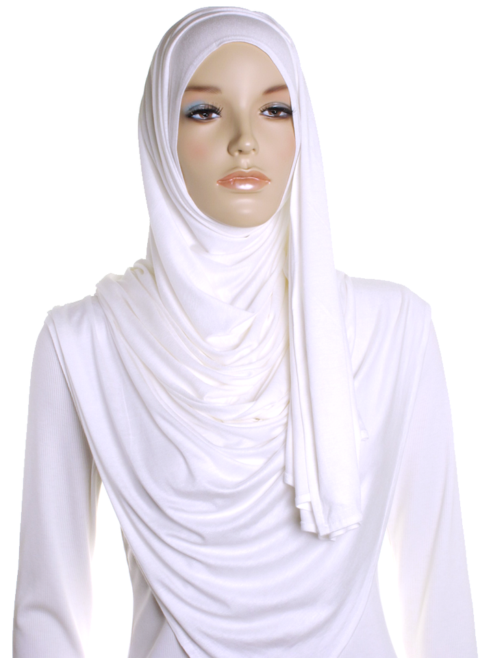 Ivory Premium Cotton Jersey Hijab