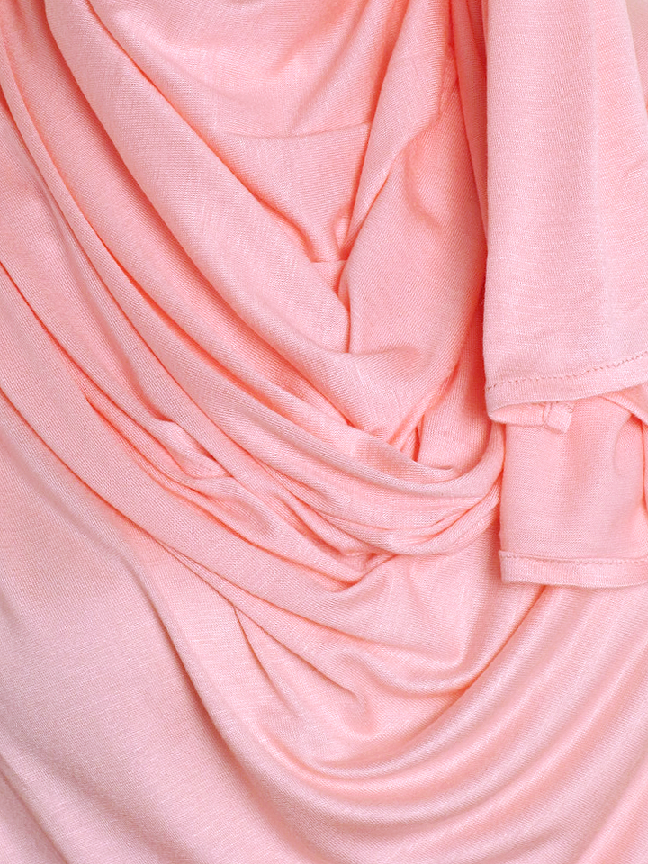 Salmon Pink Premium Cotton Jersey Hijab