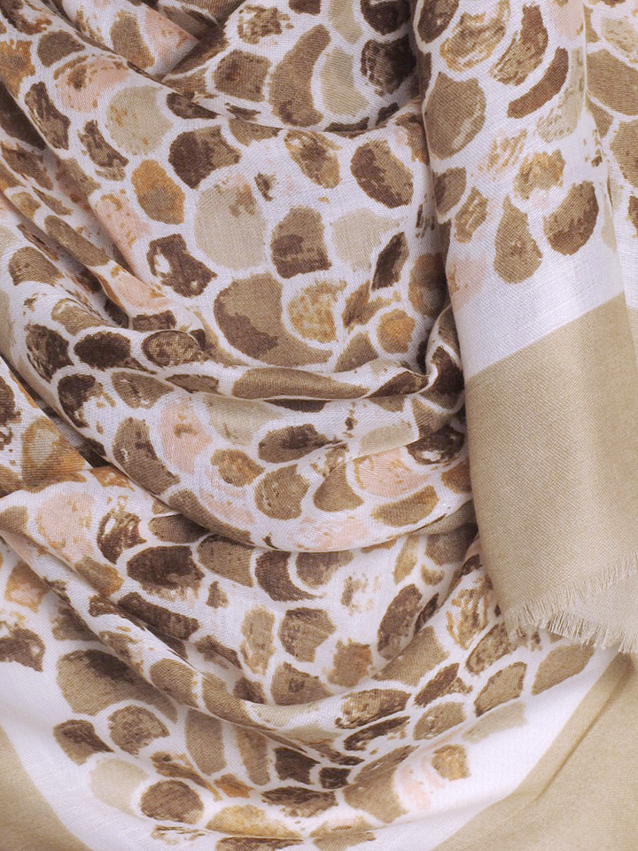 Beige Mermaid Cotton Hijab