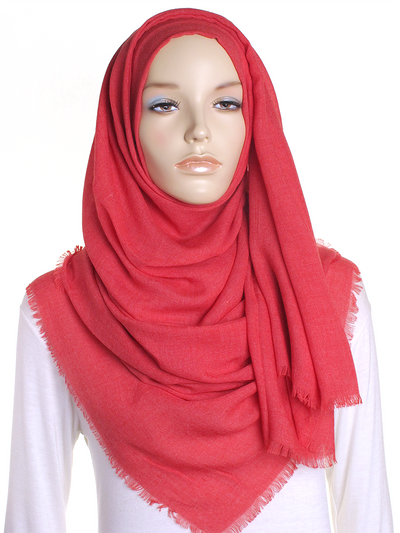 Red Large Luxury Hijab - Hijab Store Online