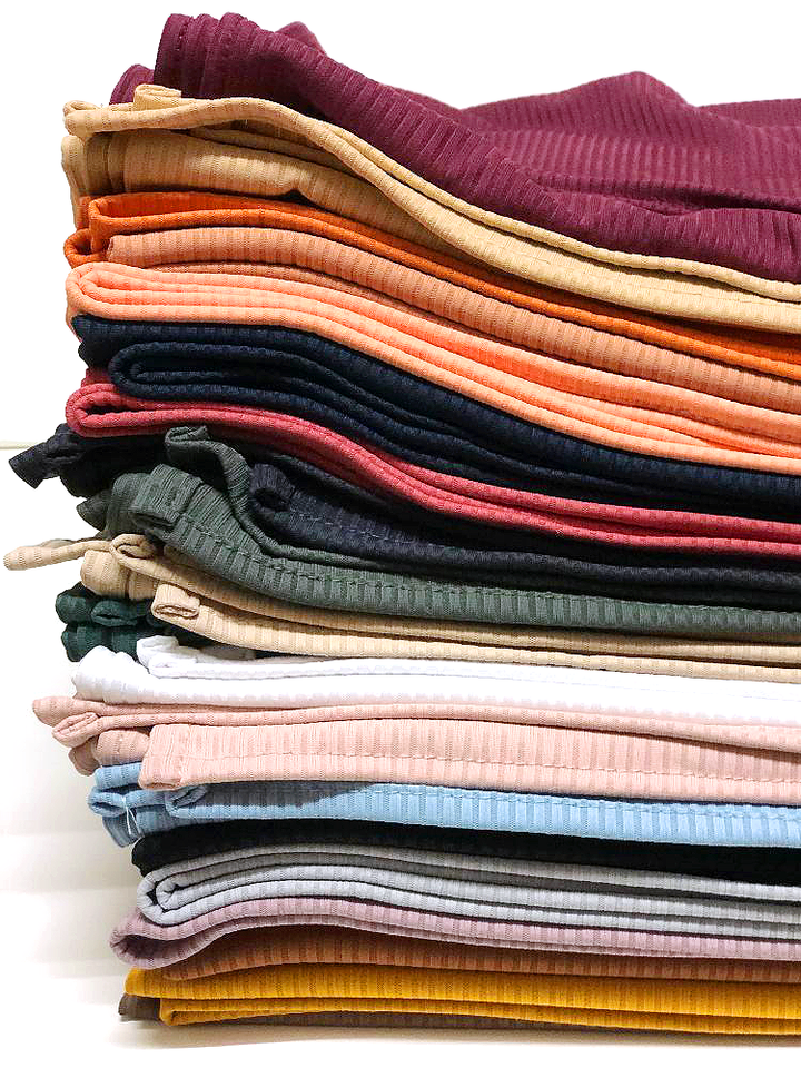 Honeysuckle Ribbed Jersey Hijab