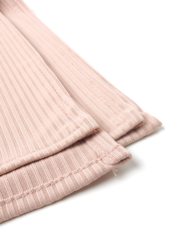 Olive Ribbed Jersey Hijab