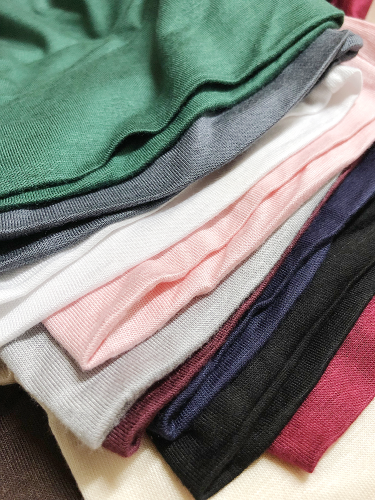 Dark Red Jersey Neck Cover