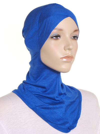 Royal Blue Criss Cross Ninja Underscarf - Hijab Store Online