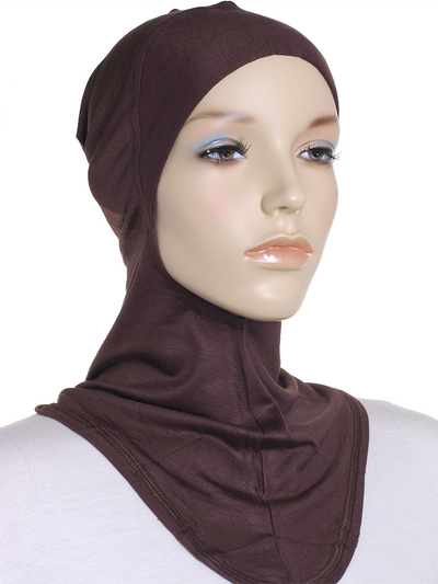 Brown Plain Ninja Underscarf - Hijab Store Online