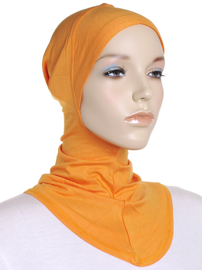 Orange Plain Ninja Underscarf - Hijab Store Online
