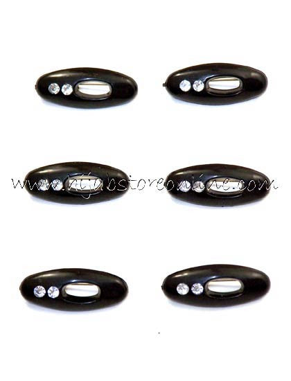 Black Diamante Snag Free Hijab Pins - Hijab Store Online