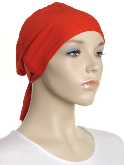 Saffron Plain Tie Back Bonnet - Hijab Store Online
