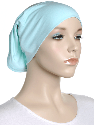 Mint Plain Cotton Tube Underscarf - Hijab Store Online