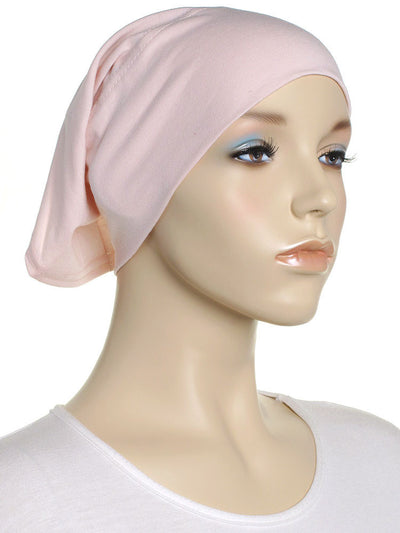 Dusky Peach Plain Cotton Tube Underscarf - Hijab Store Online