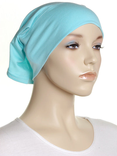 Pastel Green Plain Cotton Tube Underscarf - Hijab Store Online