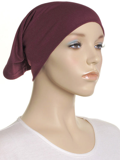 Berry Plain Cotton Tube Underscarf - Hijab Store Online