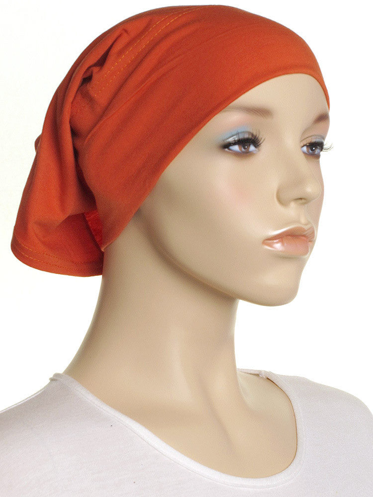Bronze Plain Cotton Tube Underscarf - Hijab Store Online